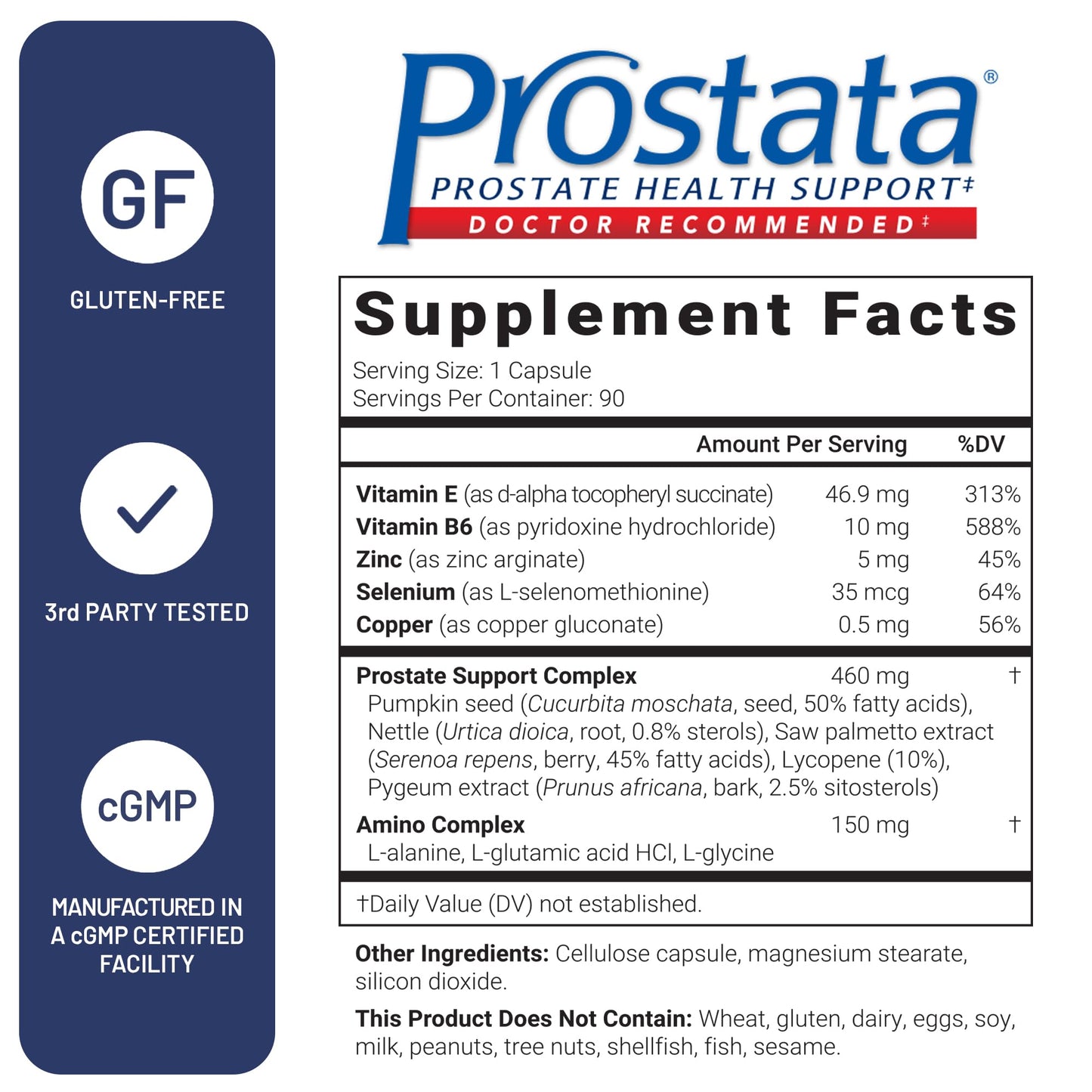 U.S. Doctors' Clinical Prostata – Clinically Proven Prostate Supplement for Men | Urinary & Bladder Support