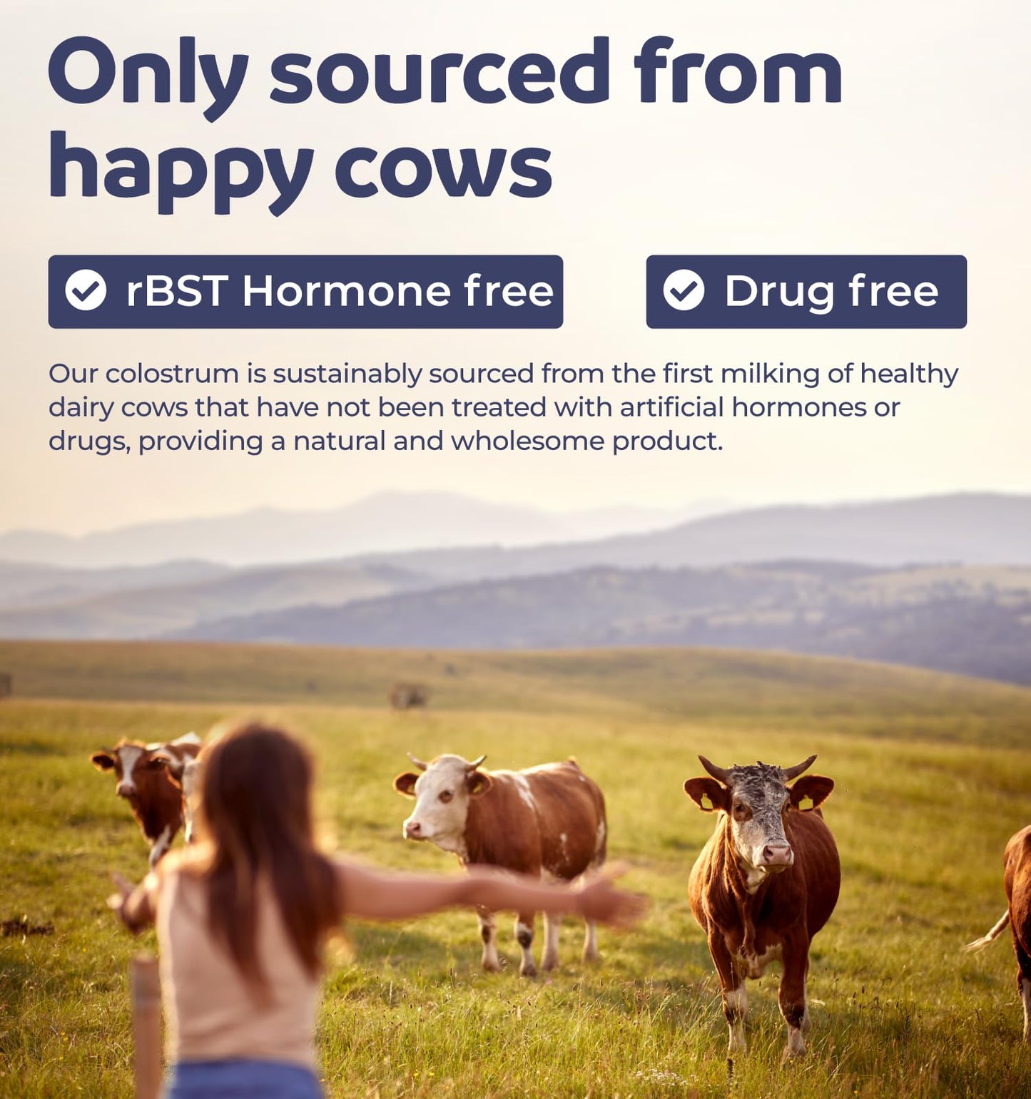 Bovine Colostrum for Women – 1,000mg per Serving, 30% IgG, Made in USA