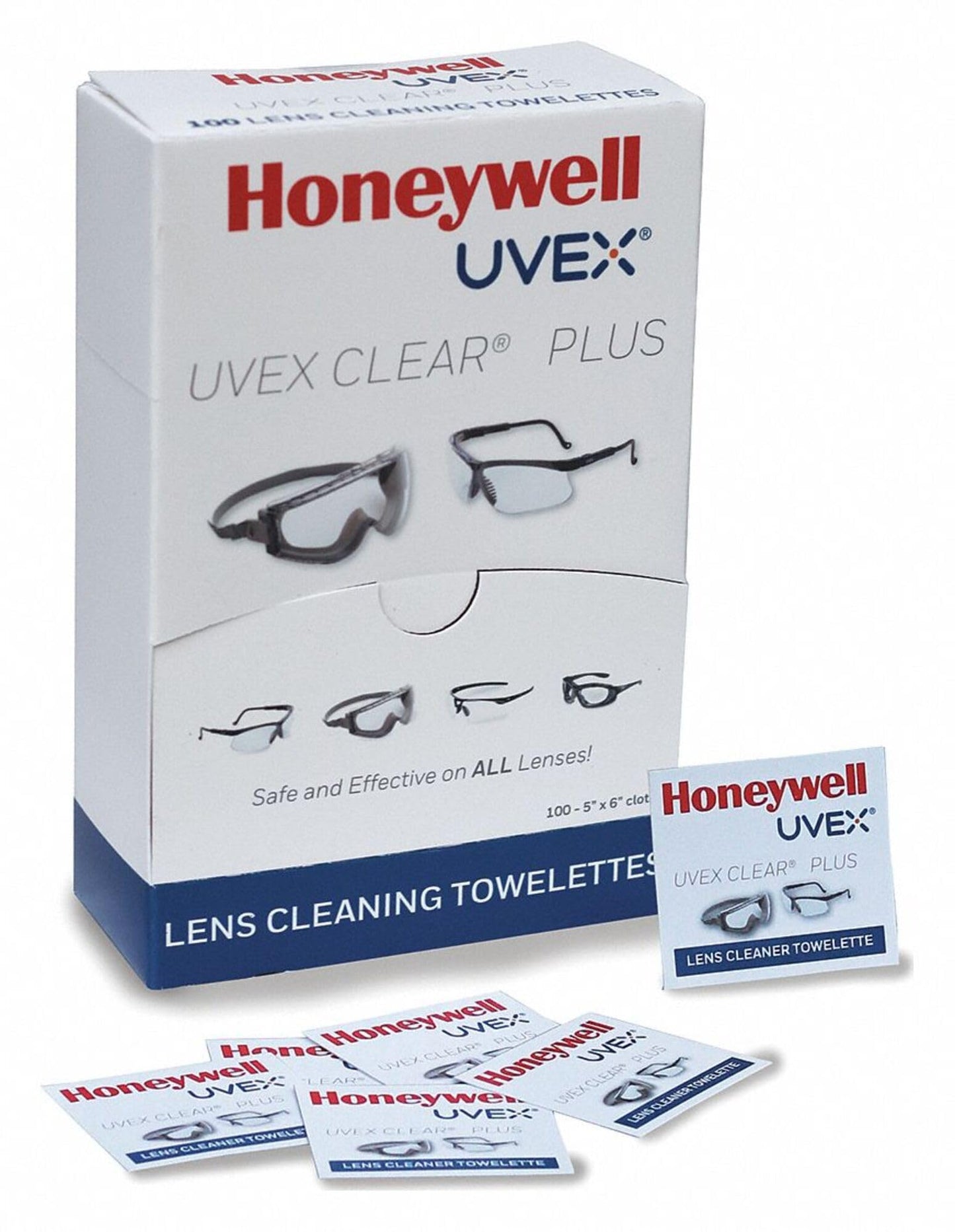 UVEX Clear Plus Clean Towelettes | Premium Cleaning Wipes