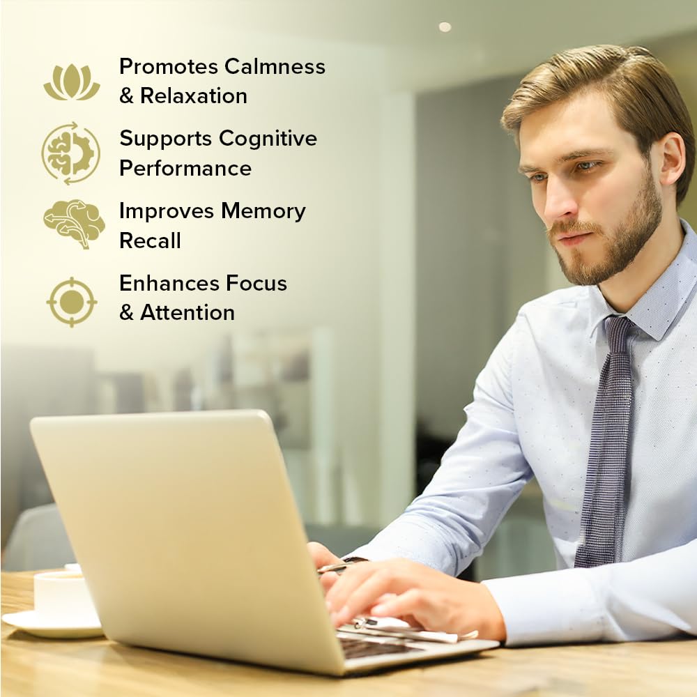 VAHDAM Bacopa Monnieri 1000mg Capsules – Cognitive Support, High Strength (90 Veg)