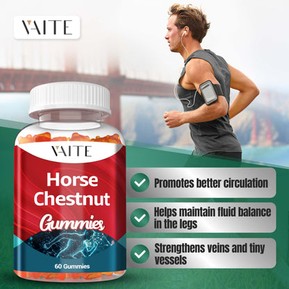 VAITE Horse Chestnut Extract Supplement – Vein Support, Leg Health, Non-GMO, Gluten Free