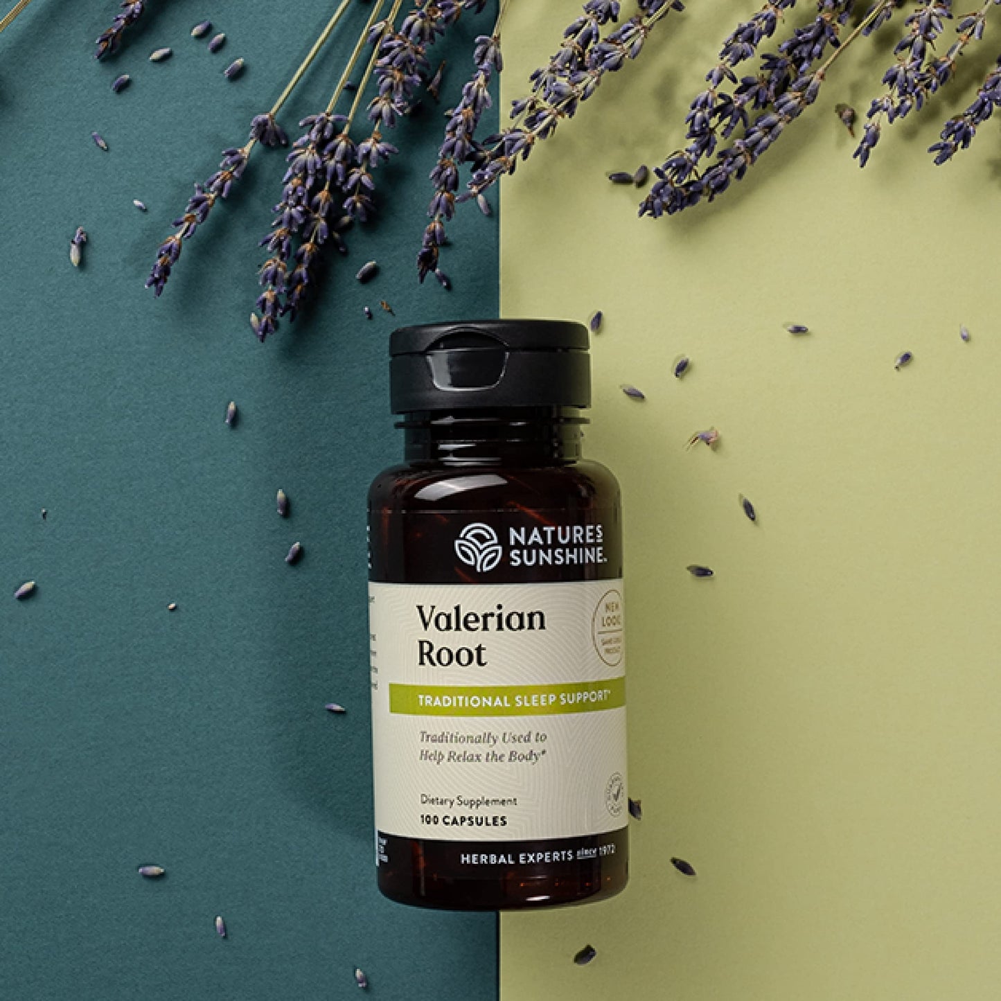 Nature's Sunshine Valerian Root 100 Capsules | Relaxation & Sleep Support
