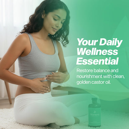 Vanera Castor Oil – 100% Organic, Cold-Pressed, Hexane-Free (4 oz) 2 Pack