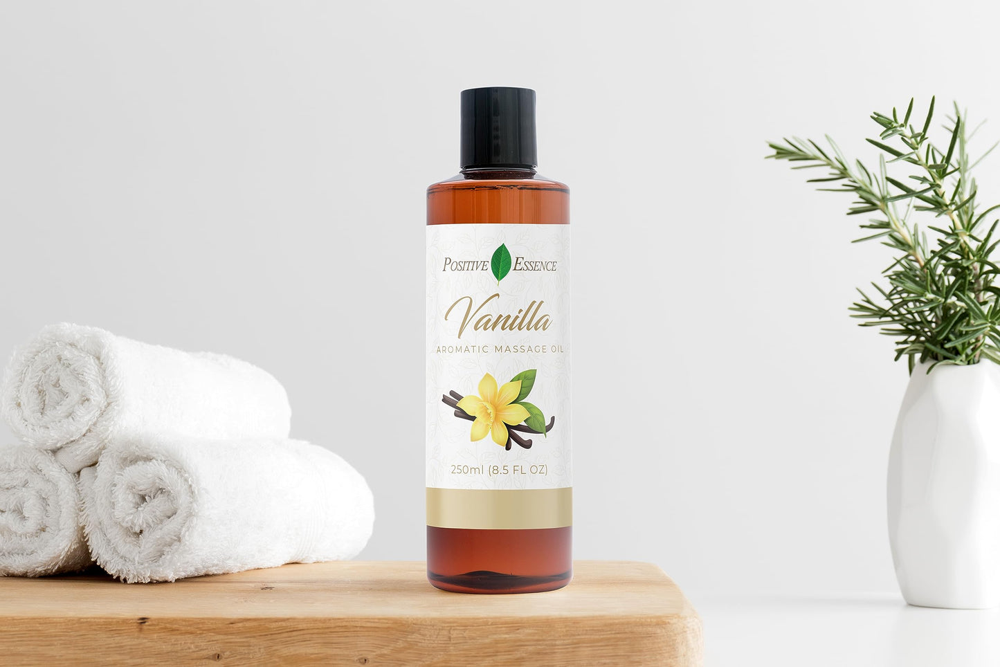 Vanilla Massage Oil for Massage, Body Massage Lotion | Jojoba, Sweet Almond Oil, Vitamin E