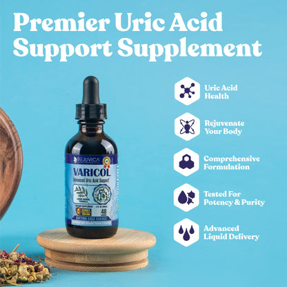 Varicol – Advanced Uric Acid Support (Liquid) | Better Absorption with Tart Cherry & More