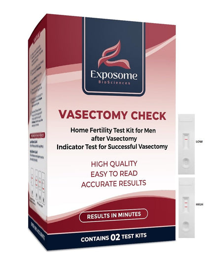 Vasectomy Home Test Kit. (Contains 2 Tests) FSA - HSA Eligible