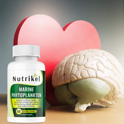 Marine Phytoplankton Omega-3 Supplement – Plant-Based Algae Capsules | 1,000mg | 60 Vegan Capsules