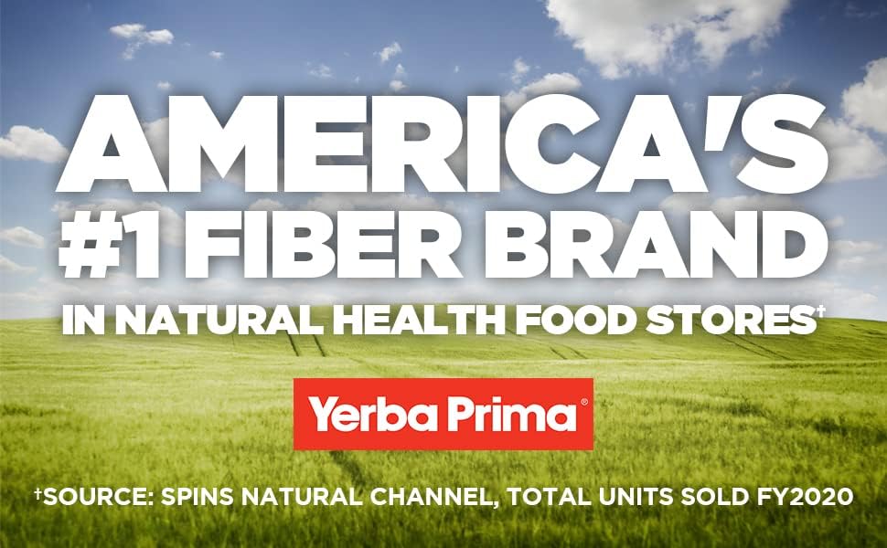 Yerba Prima Psyllium Husk Powder 12 oz – Natural Fiber Supplement for Gut Health