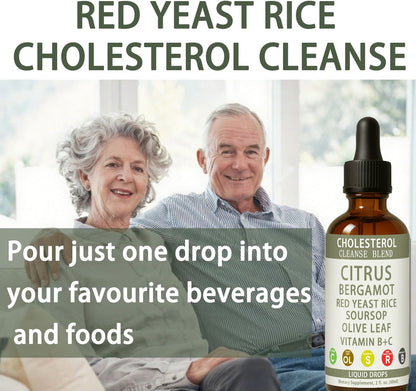 Resona Red Yeast Rice Cleanse – Citrus Bergamot Cholesterol Support (2 fl oz)