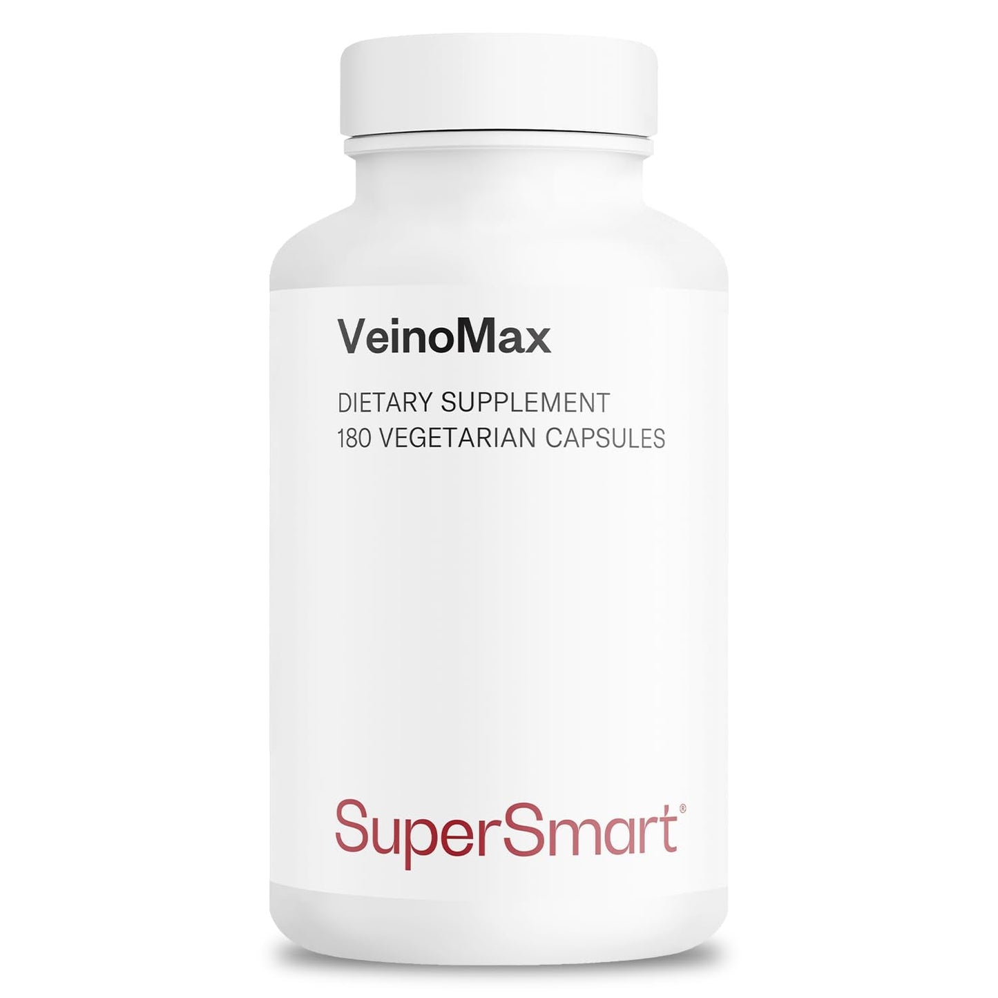 VeinoMax Advanced Complex - Veins Support Supplement with Diosmin, Hesperidin, Horse Chestnut, Troxerutin & Quercetin | Non-GMO, Gluten Free - 180 Vegetarian Capsules | Supersmart