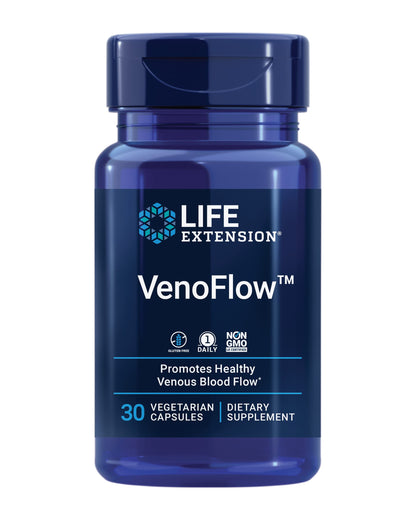 Life Extension VenoFlow Nattokinase Enzyme & Pycnogenol — Supports Healthy Circulation | 30 Vegetarian Capsules