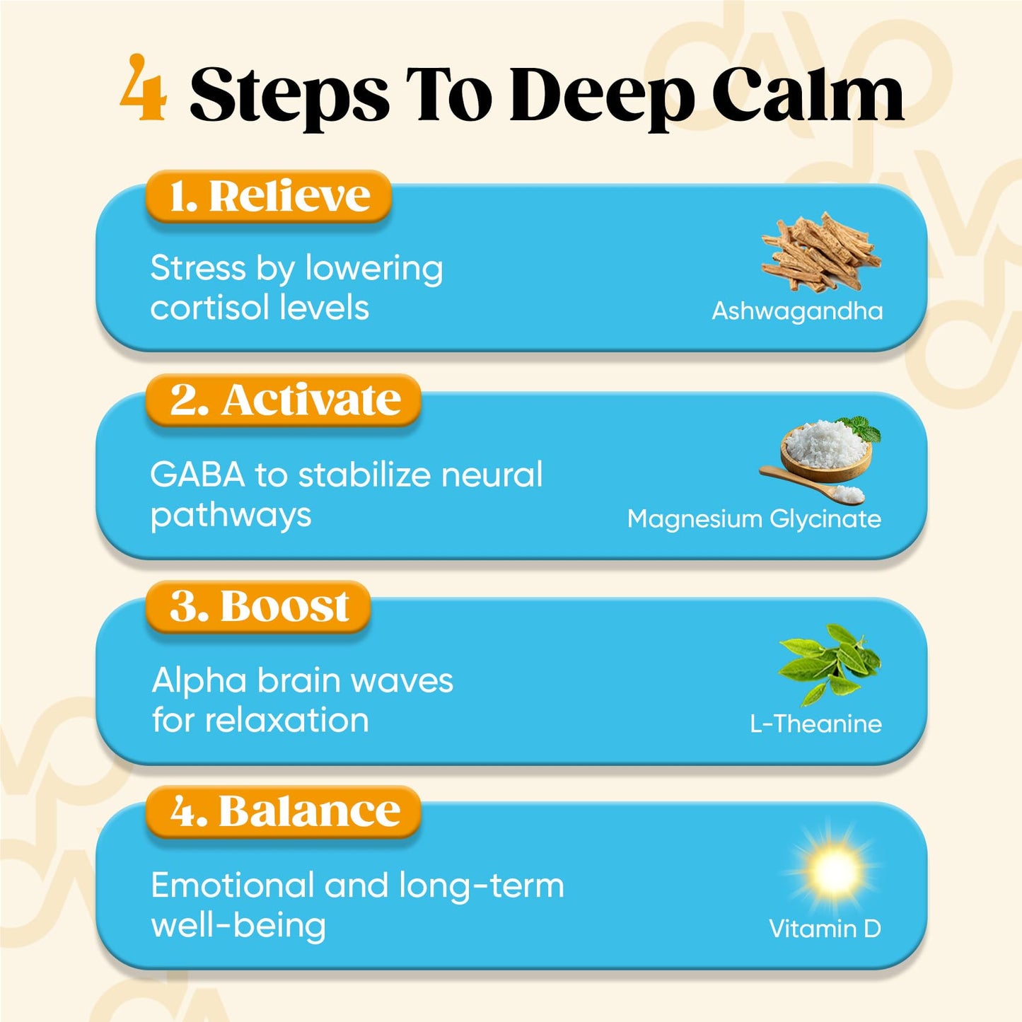 Venture Pal Calming Magnesium Glycinate Drink Mix with L-Theanine, Ashwagandha, Lion's Mane – Sugar Free & Vegan