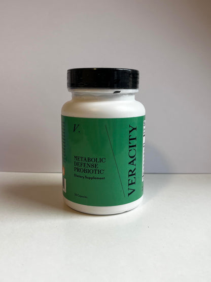 Veracity Metabolic Defense Probiotic – Digestive Health & Immunity (30 Capsules)