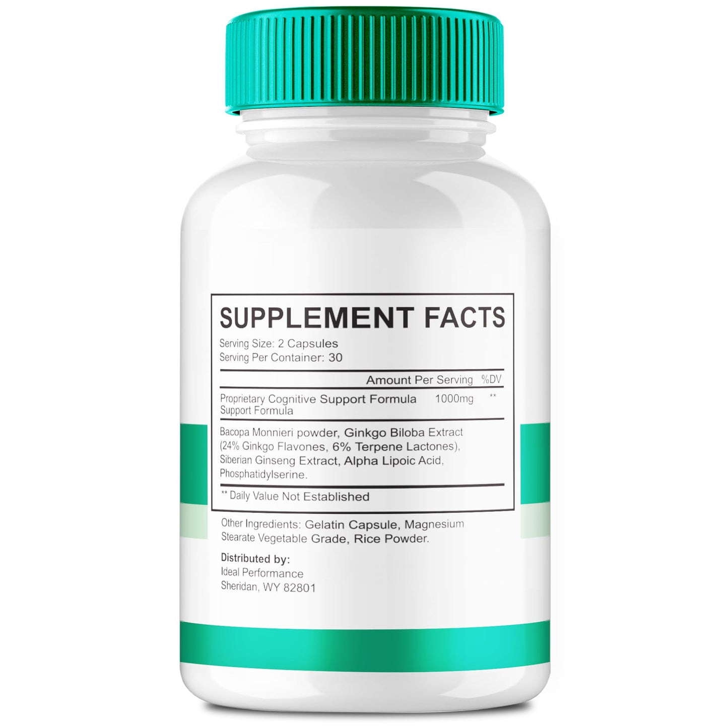 Vertigenics Brain Supplements – Memory & Focus (Advanced Formula, 5 Pack)