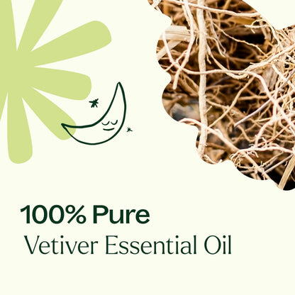 Plant Therapy Vetiver Essential Oil - 100% Pure, Therapeutic Grade, 10 mL