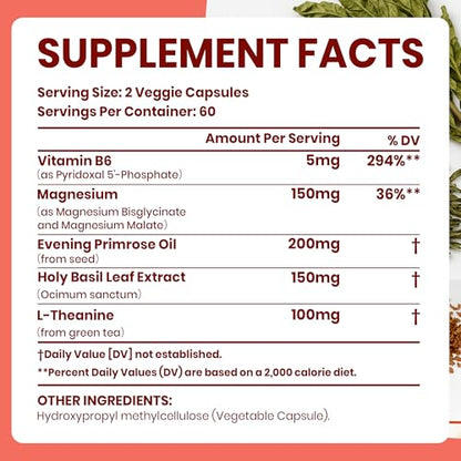 VEV DeepCalm Magnesium Complex for Women – 120 Vegan Capsules