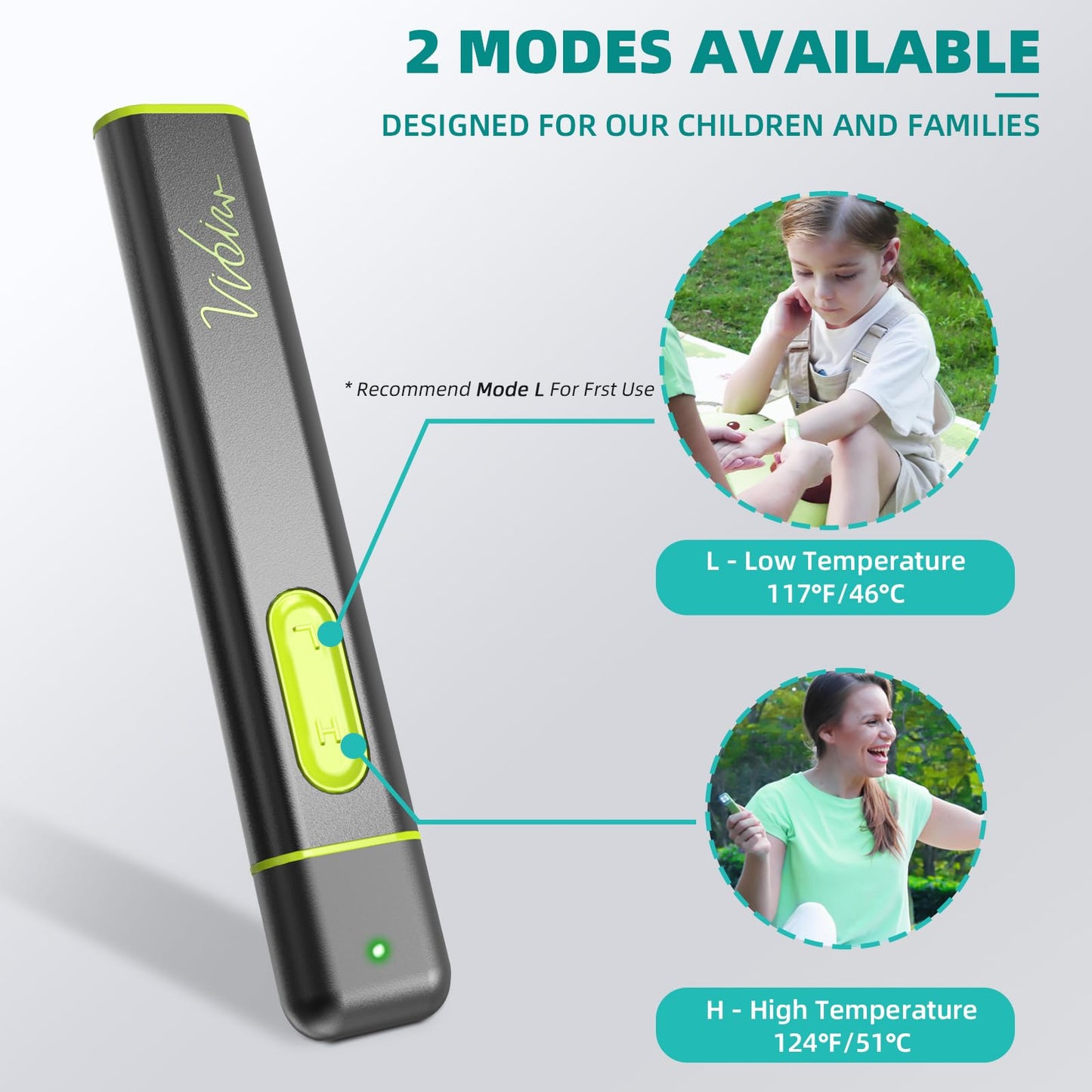 Vibis Insect Bite Relief — Rechargeable, Chemical-Free Itch & Swelling Solution for Mosquito Bites
