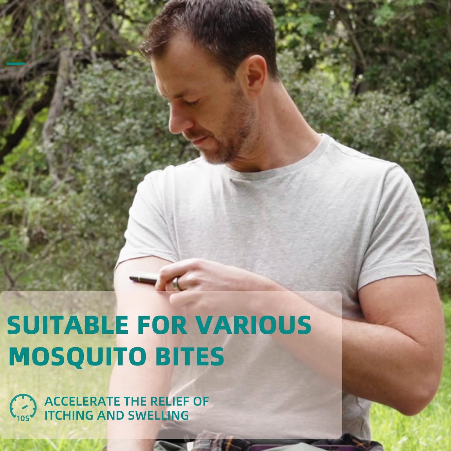 Vibis Insect Bite Relief — Rechargeable, Chemical-Free Itch & Swelling Solution for Mosquito Bites