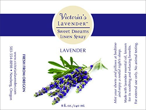 Victoria's Lavender Aromatherapy Pillow & Linen Mist – Made in USA (8 oz + 2 oz)