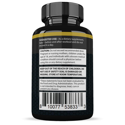 Justified Laboratories Vigor Now Max 1600MG Men's Health Formula 60 Capsules