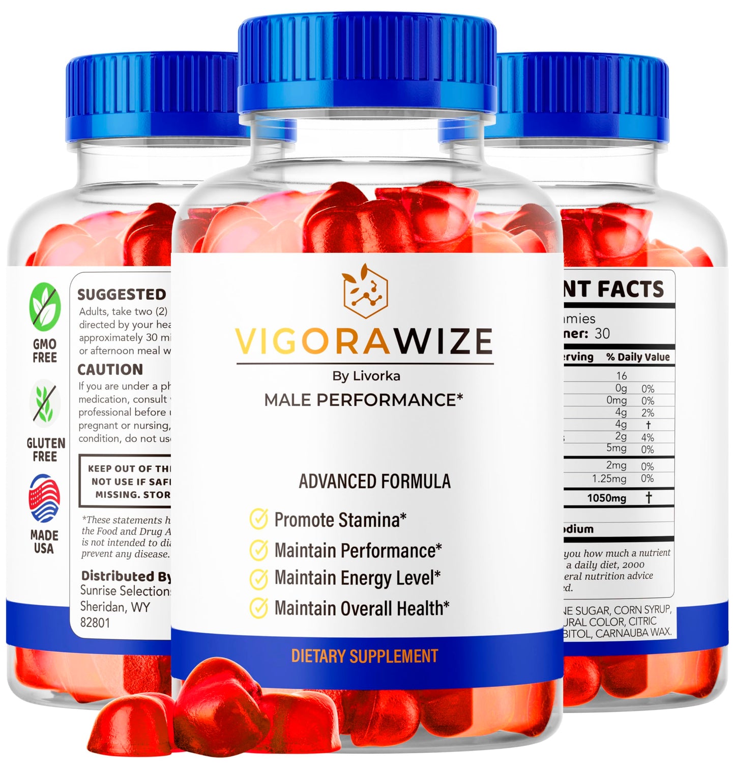 Vigorawize Gummies – Vigora Wize Advanced Formula & Vigorwise Gummies | 60 Gummies for 1 Month