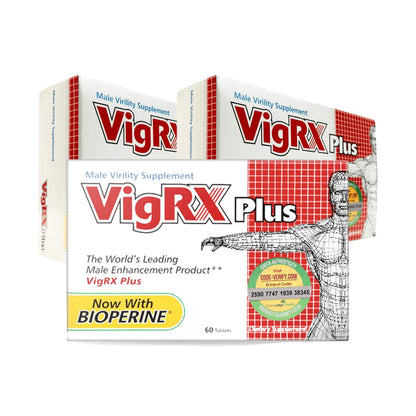 VigRX Plus – Male Virility Herbal Dietary Supplement Pill – 60 Tablets (3 Boxes)