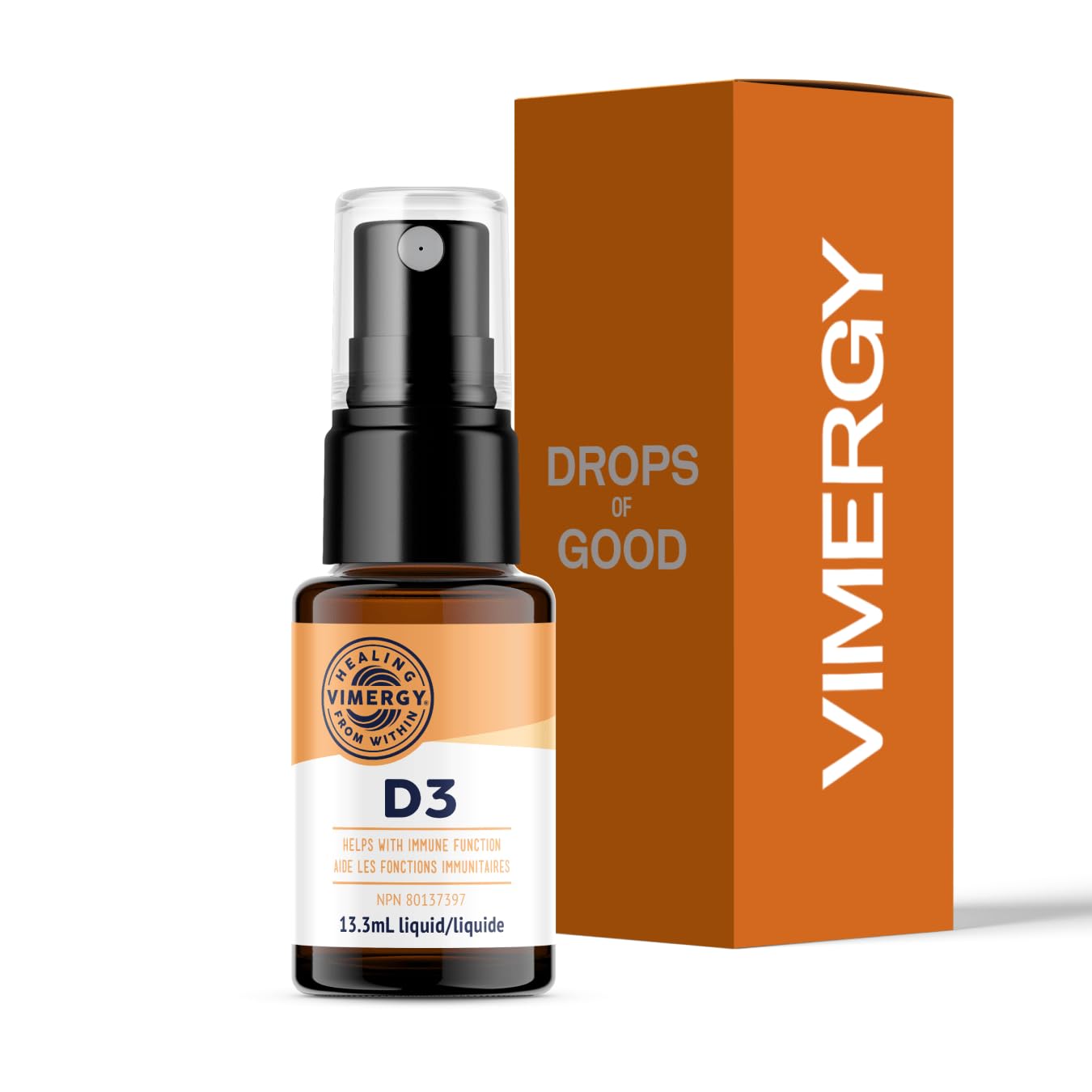 Vimergy Vegan D3 – 1000IU per Serving, 96 Servings | USDA Organic, Gluten-Free, Vegan