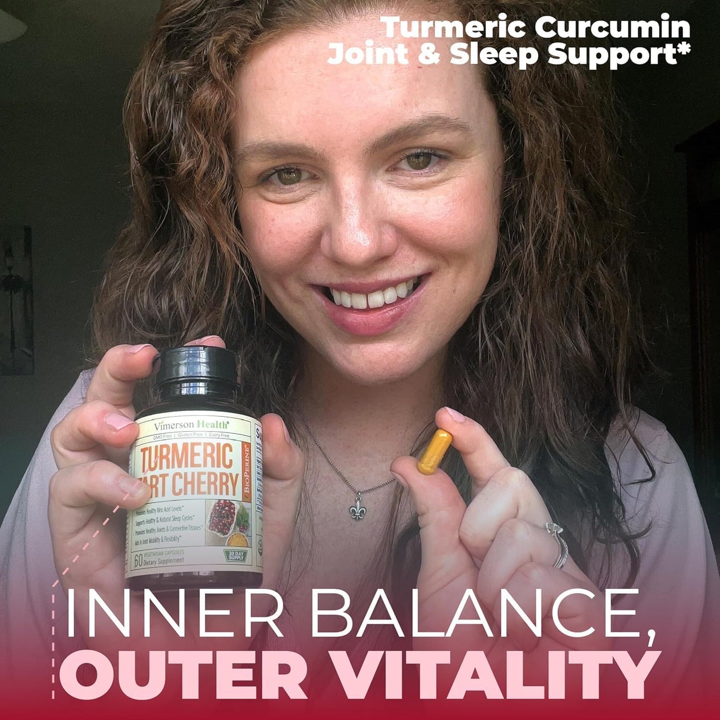 Vimerson Health Turmeric Curcumin with Tart Cherry & Celery Seed – 180 Capsules