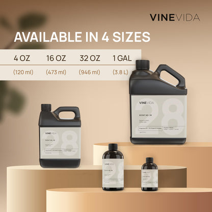 VINEVIDA Cuban Tobacco Fragrance Oil - 4 Oz for Cold Air Diffusers, Diffuser Oil Refill & Room Spray