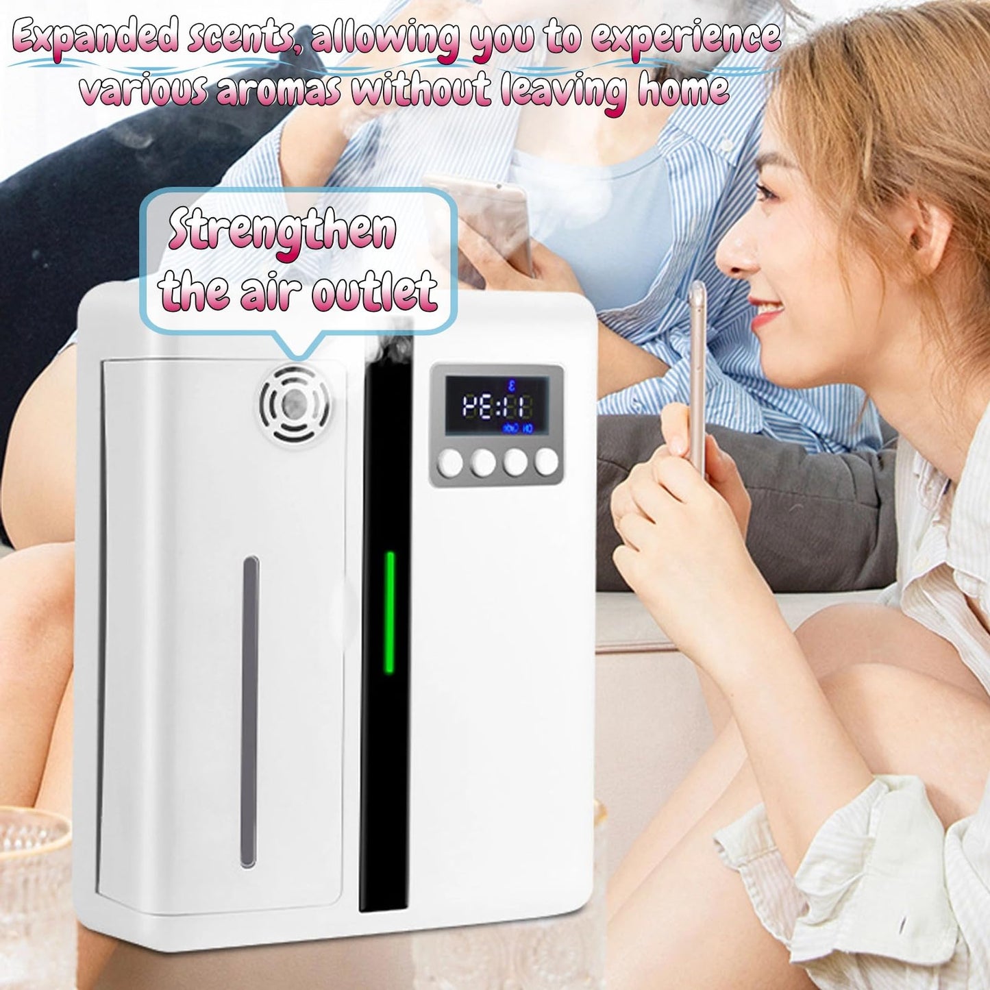 VINGVO Scent Diffuser – Bluetooth Aromatherapy for Home & Hospitality