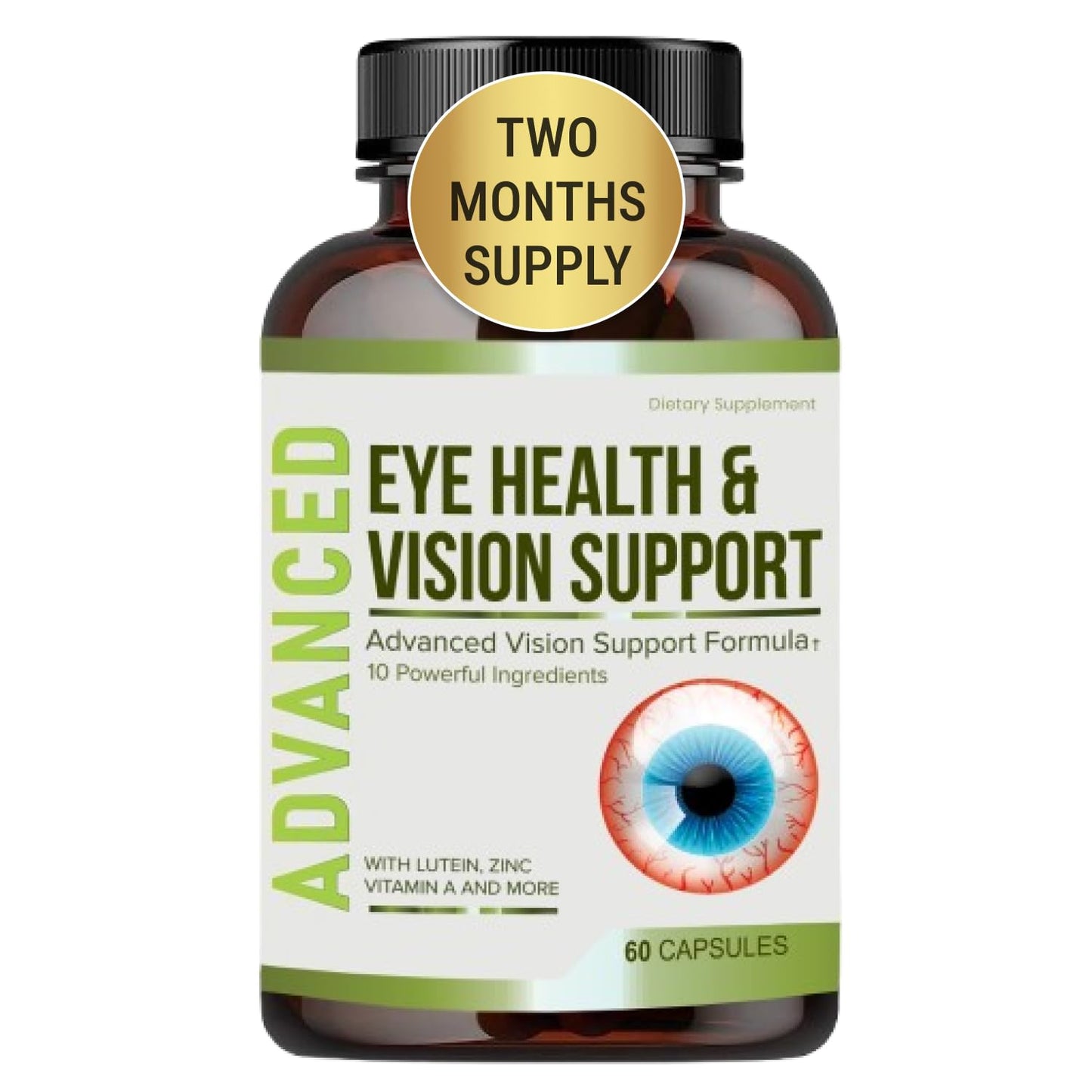 Vision Support: Best Eye Vitamins for Blurry Vision, Lutein & Zinc for Macular Health