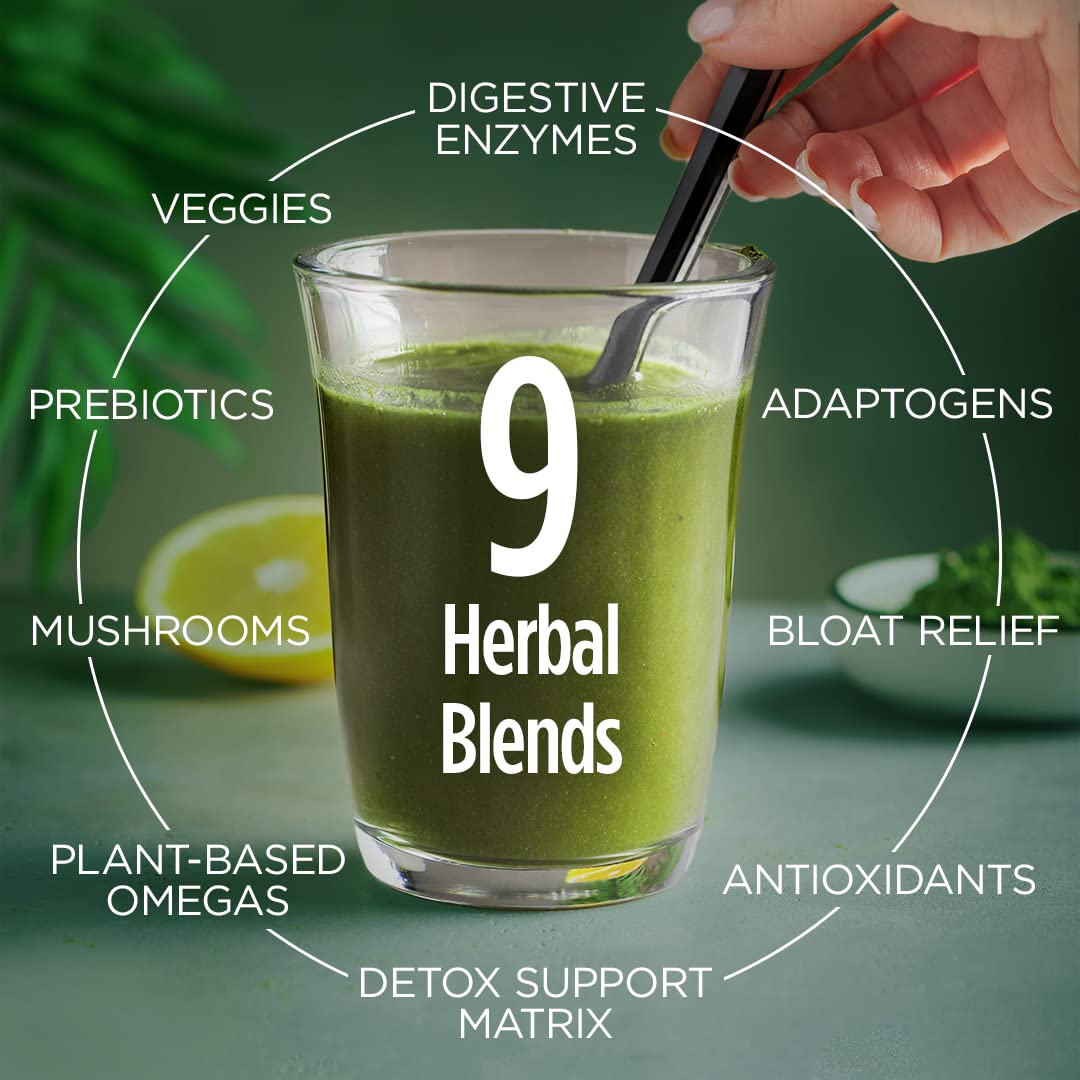 VitaCup So Good Super Greens Powder – 50+ Premium Superfoods, Berry Lemon, 30 Servings