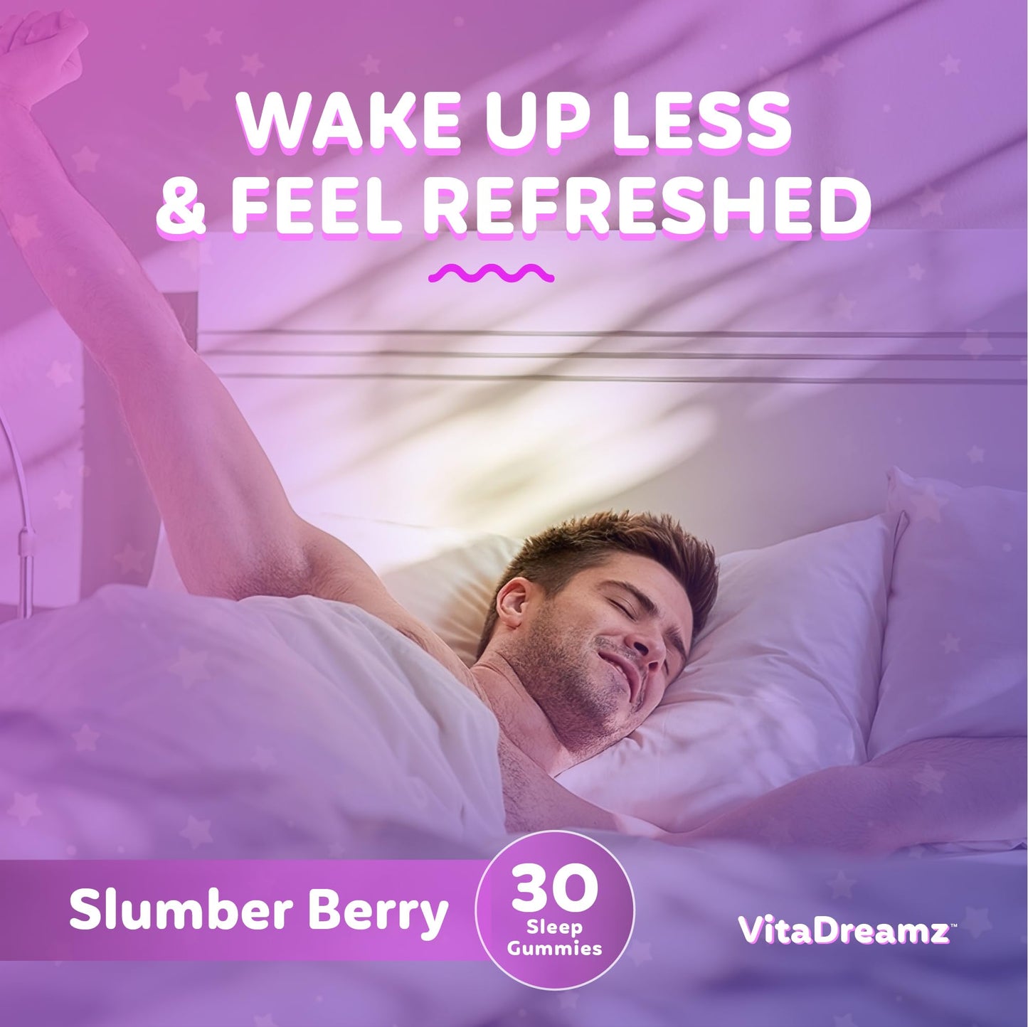 VitaDreamz Melatonin Gummies for Sleep - Natural Sleep Aid, 30 Count