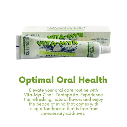 VITA MYR Herbal W CoQ10 And Xylitol Toothpaste, 5.4 oz