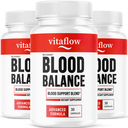 (3 Pack) VitaFlow Capsules – Balance Support Supplement, 90 Capsules