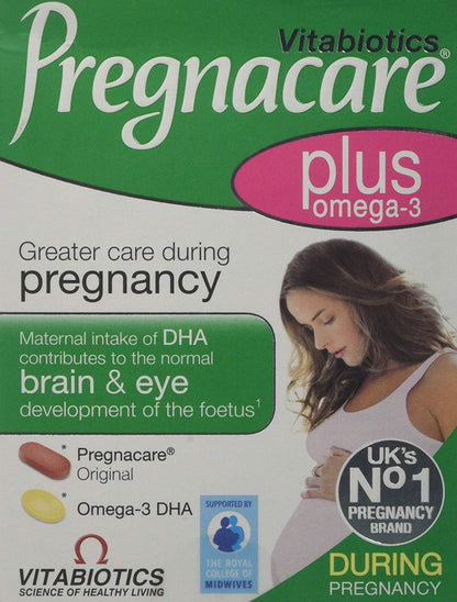 Pregnacare Plus Omega-3 2-Pack (112 Tablets) | Vitabiotics