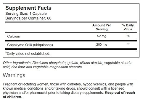 Vitacost CoQ10-200 mg - 60 Capsules