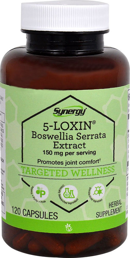 Vitacost Synergy 5-Loxin AKBA Boswellia Extract – 150 mg per serving | 120 Capsules