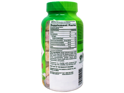 Vitafusion Calcium Adult Gummy Vitamins – Calcium & Vitamin D Gummies (100 Count)