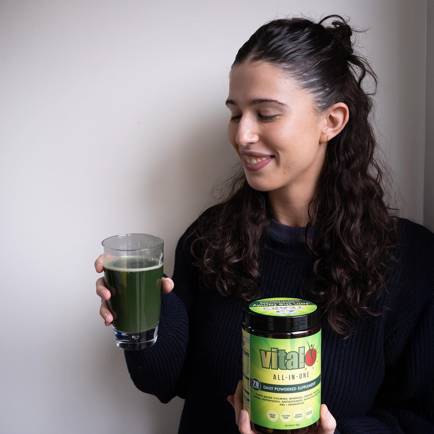 Vital All-in-One Daily Greens Powder – Probiotic Superfood (300 g)