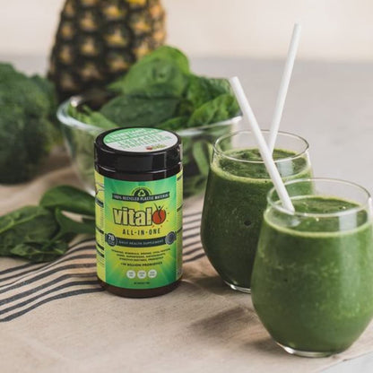 Vital All-in-One Daily Greens Powder – Probiotic Superfood (300 g)