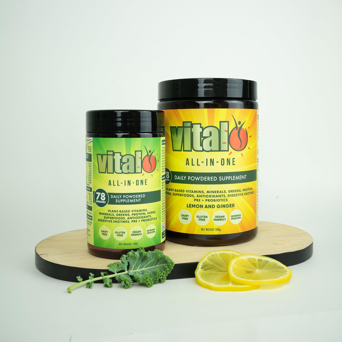 Vital All-in-One Daily Greens Powder – Probiotic Superfood (300 g)