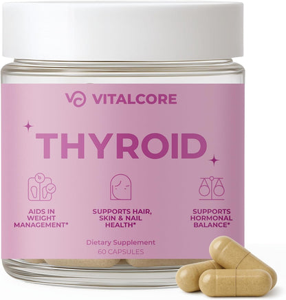Vital Core Desiccated Thyroid 200mg – NZ Grass-Fed for Women | Energy & Thyroid Health