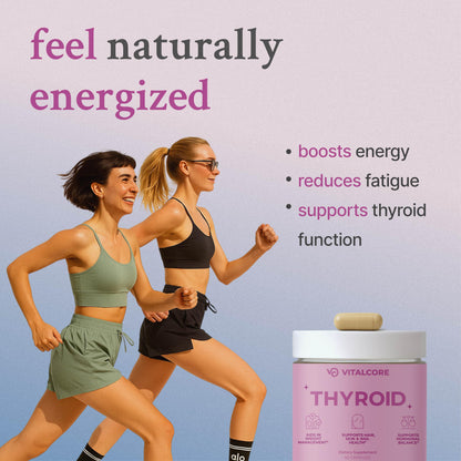 Vital Core Desiccated Thyroid 200mg – NZ Grass-Fed for Women | Energy & Thyroid Health