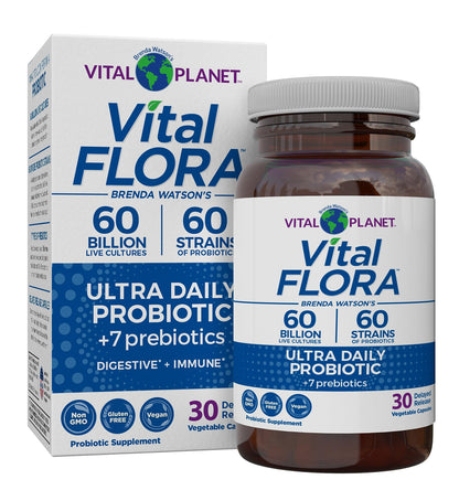 Vital Flora Ultra Daily Probiotic 60B CFU | Vital Planet