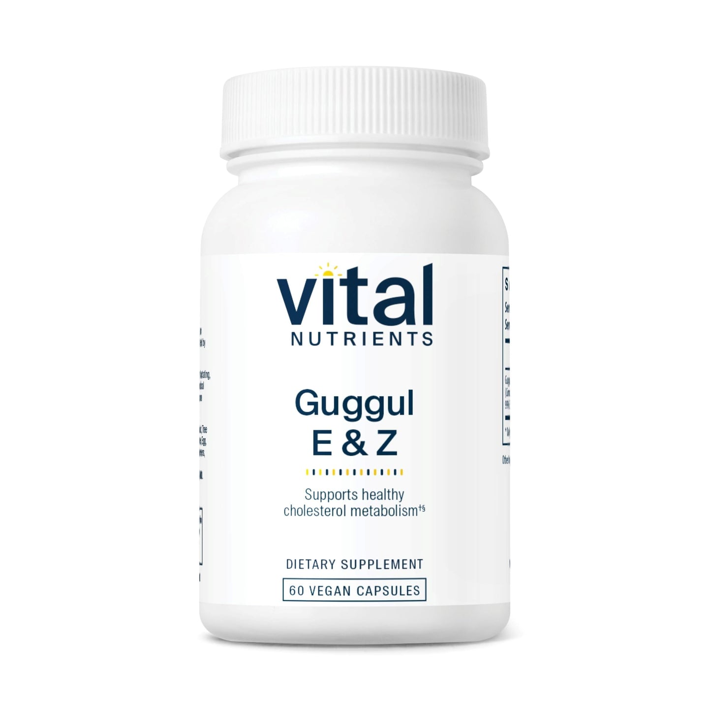 Vital Nutrients Guggul E & Z – Vegan Guggul Supplement for Healthy LDL & Triglyceride Levels | 60 Capsules