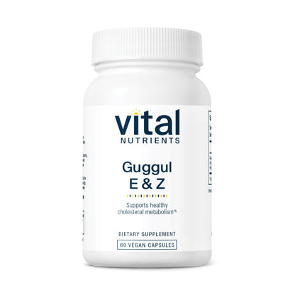 Vital Nutrients Guggul E & Z – Vegan Guggul Supplement for Healthy LDL & Triglyceride Levels | 60 Capsules