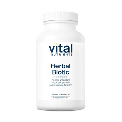Vital Nutrients Herbal Biotic | Immune Support & Antioxidant (120 Caps) | Gluten, Dairy & Soy Free