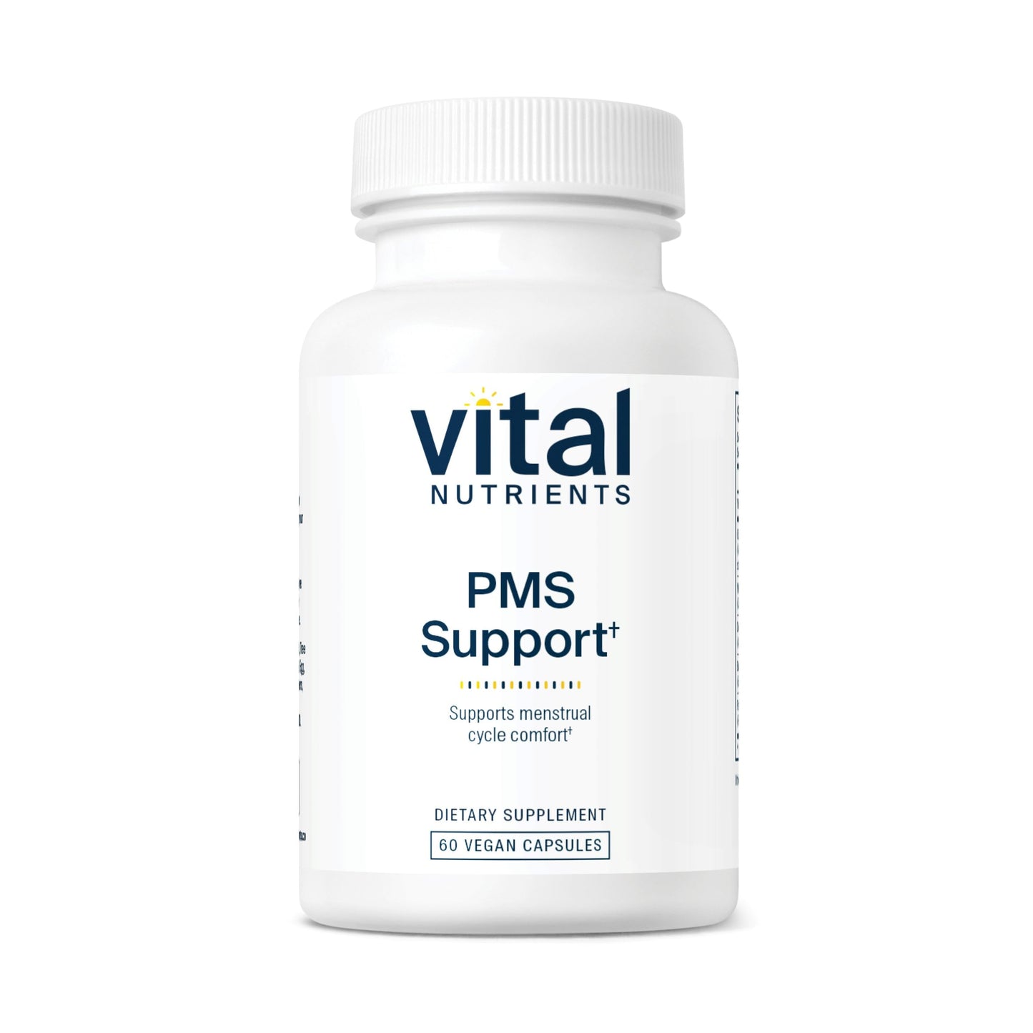 Vital Nutrients PMS Support - Vitex Berry & Passionflower, Vitamin B6, 60 Capsules