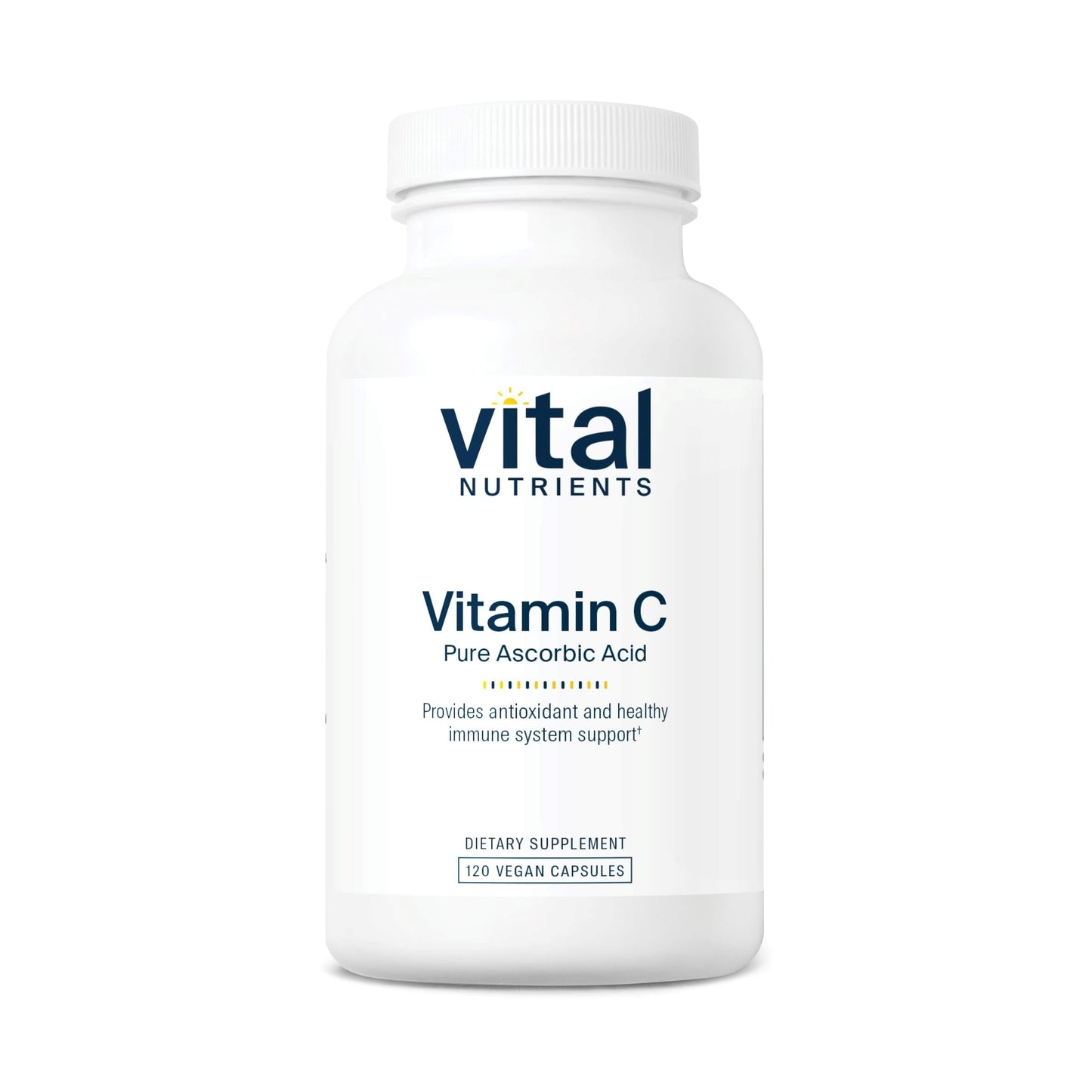 Vital Nutrients Vitamin C 1000mg | Vegan, Non-GMO Immune Support | 120 Capsules